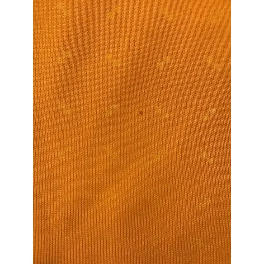Nike Golf Shirt Mens XL Orange Embossed Standard‎ Fit Dri-Fit Polo
